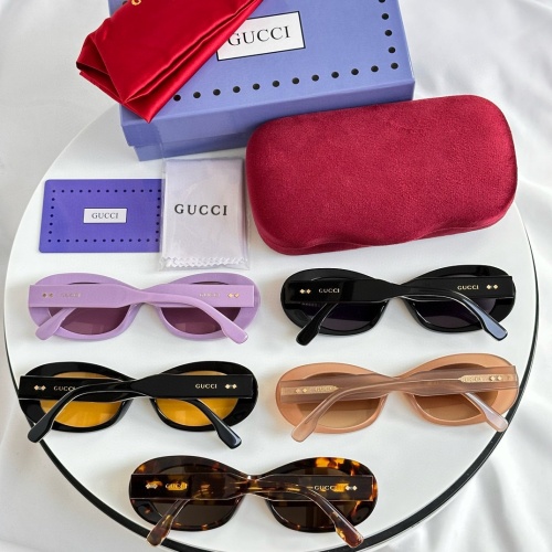 Replica Gucci AAA Quality Sunglasses #1200158 $48.00 USD for Wholesale