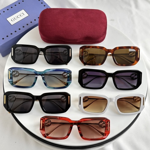 Replica Gucci AAA Quality Sunglasses #1200212 $60.00 USD for Wholesale