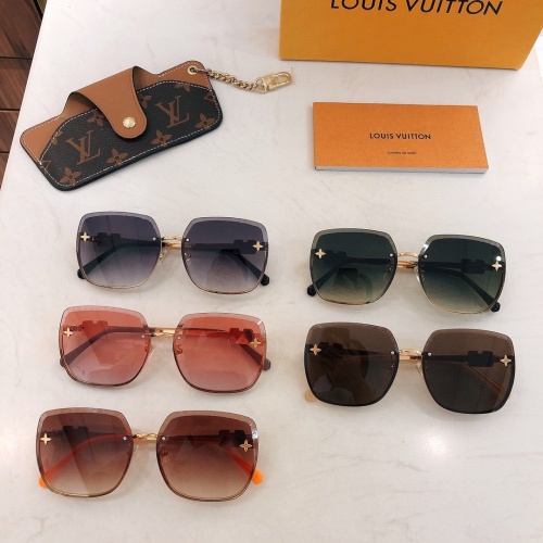 Replica Louis Vuitton AAA Quality Sunglasses #1200357 $60.00 USD for Wholesale