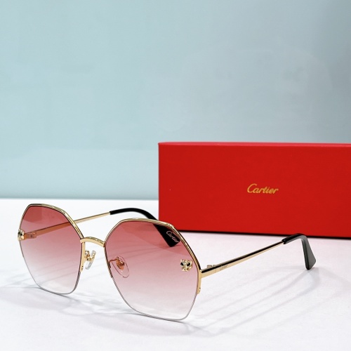 Cartier AAA Quality Sunglassess #1201664 $48.00 USD, Wholesale Replica Cartier AAA Quality Sunglassess