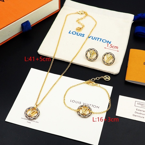 Louis Vuitton LV Jewelry Set For Women #1202731 $60.00 USD, Wholesale Replica Louis Vuitton LV Jewelry Set