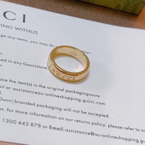 Replica Gucci Rings For Unisex #1203300 $25.00 USD for Wholesale