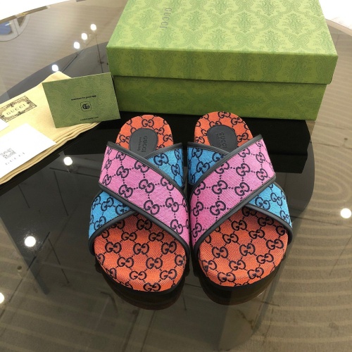 Replica Gucci Slippers For Women #1203980 $80.00 USD for Wholesale