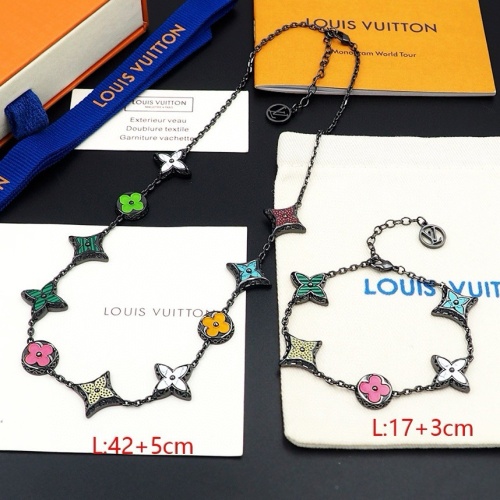 Louis Vuitton LV Jewelry Set For Women #1204356 $60.00 USD, Wholesale Replica Louis Vuitton LV Jewelry Set