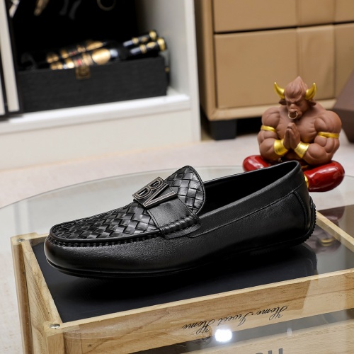 Replica Bottega Veneta BV Leather Shoes For Men #1204498 $85.00 USD for Wholesale