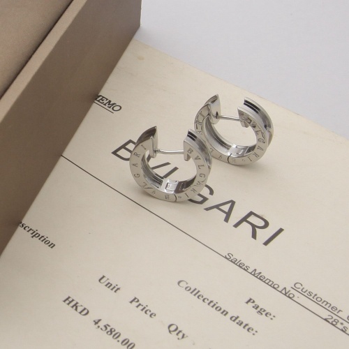 Replica Bvlgari Earrings For Women #1204703 $25.00 USD for Wholesale