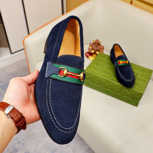 Replica Gucci Oxfords Shoes For Men #1204729 $82.00 USD for Wholesale