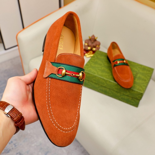 Replica Gucci Oxfords Shoes For Men #1204731 $82.00 USD for Wholesale