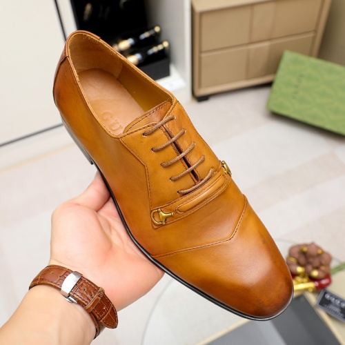 Replica Gucci Oxfords Shoes For Men #1204733 $88.00 USD for Wholesale