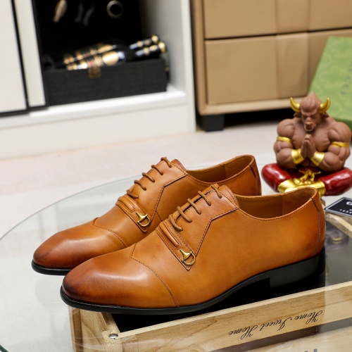 Replica Gucci Oxfords Shoes For Men #1204733 $88.00 USD for Wholesale