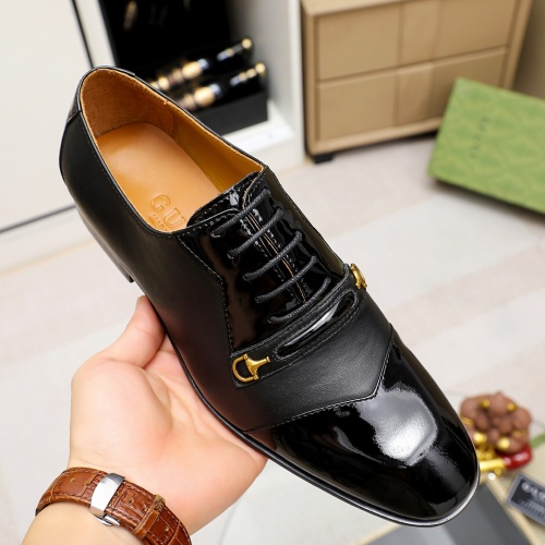 Replica Gucci Oxfords Shoes For Men #1204736 $88.00 USD for Wholesale