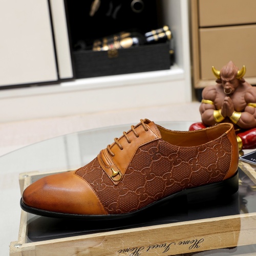 Replica Gucci Oxfords Shoes For Men #1204740 $88.00 USD for Wholesale