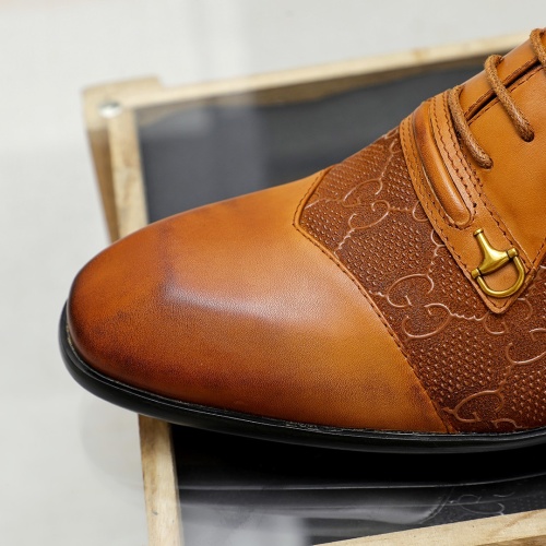 Replica Gucci Oxfords Shoes For Men #1204740 $88.00 USD for Wholesale