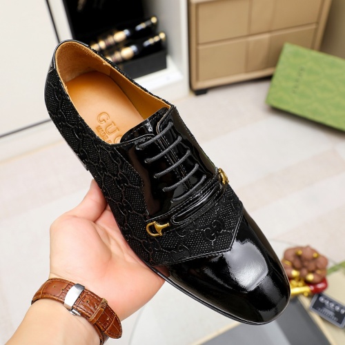 Replica Gucci Oxfords Shoes For Men #1204741 $88.00 USD for Wholesale