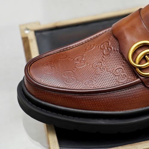 Replica Gucci Oxfords Shoes For Men #1204744 $96.00 USD for Wholesale