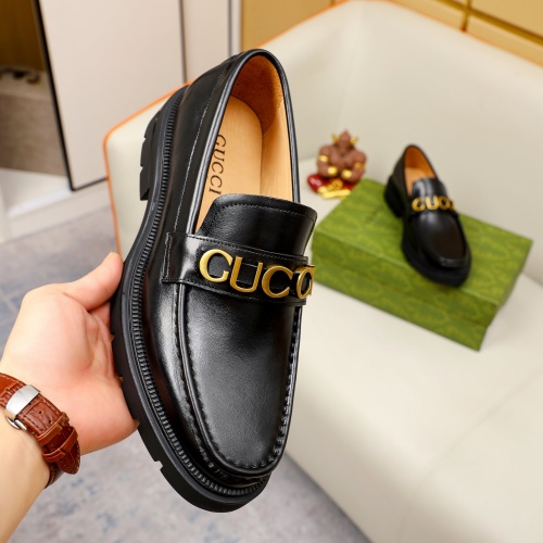 Replica Gucci Oxfords Shoes For Men #1204753 $92.00 USD for Wholesale