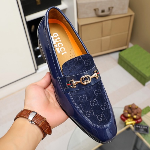 Replica Gucci Oxfords Shoes For Men #1204754 $92.00 USD for Wholesale