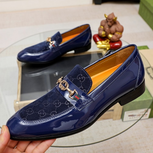 Replica Gucci Oxfords Shoes For Men #1204754 $92.00 USD for Wholesale