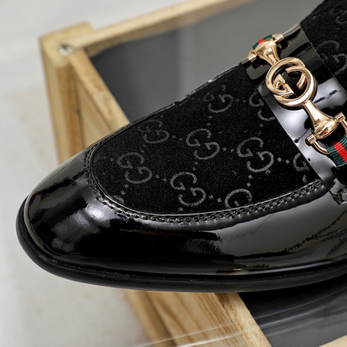 Replica Gucci Oxfords Shoes For Men #1204756 $92.00 USD for Wholesale