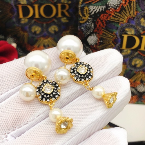 Replica Christian Dior Earrings For Women #1204762 $29.00 USD for Wholesale