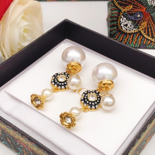 Replica Christian Dior Earrings For Women #1204762 $29.00 USD for Wholesale