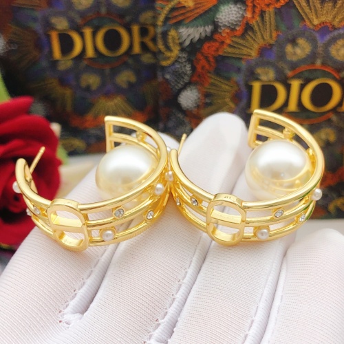 Replica Christian Dior Earrings For Women #1204765 $29.00 USD for Wholesale