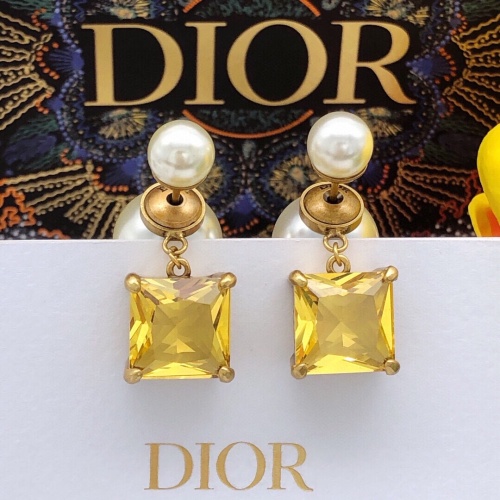 Replica Christian Dior Earrings For Women #1204807 $29.00 USD for Wholesale