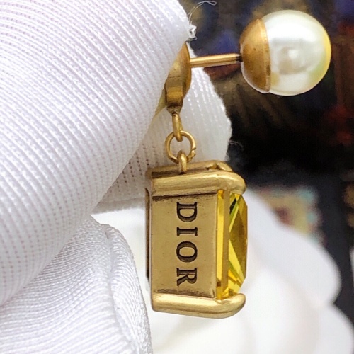 Replica Christian Dior Earrings For Women #1204807 $29.00 USD for Wholesale