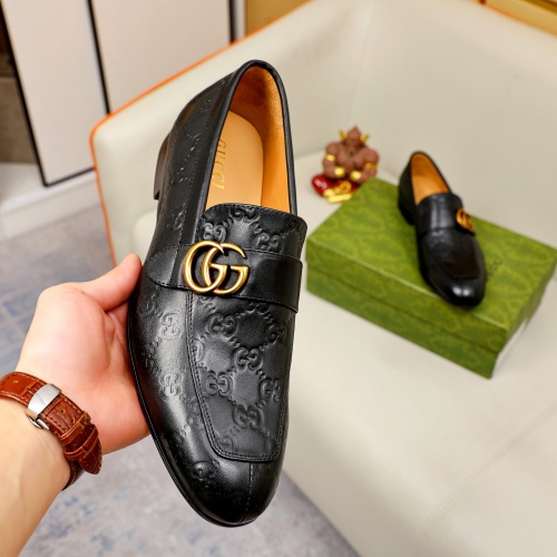 Replica Gucci Oxfords Shoes For Men #1204810 $88.00 USD for Wholesale