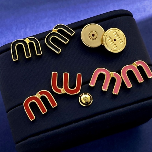 Replica MIU MIU Earrings For Women #1204845 $29.00 USD for Wholesale