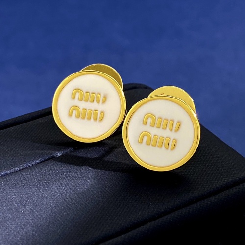 MIU MIU Earrings For Women #1204848 $29.00 USD, Wholesale Replica MIU MIU Earrings