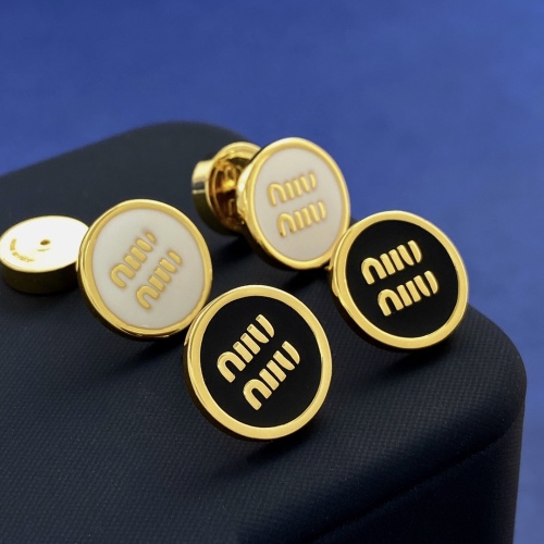 Replica MIU MIU Earrings For Women #1204848 $29.00 USD for Wholesale