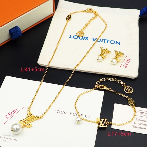 Louis Vuitton LV Jewelry Set For Women #1204914 $56.00 USD, Wholesale Replica Louis Vuitton LV Jewelry Set