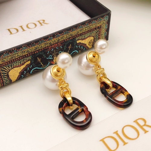 Replica Christian Dior Earrings For Women #1204996 $29.00 USD for Wholesale