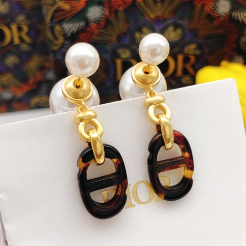 Replica Christian Dior Earrings For Women #1204996 $29.00 USD for Wholesale