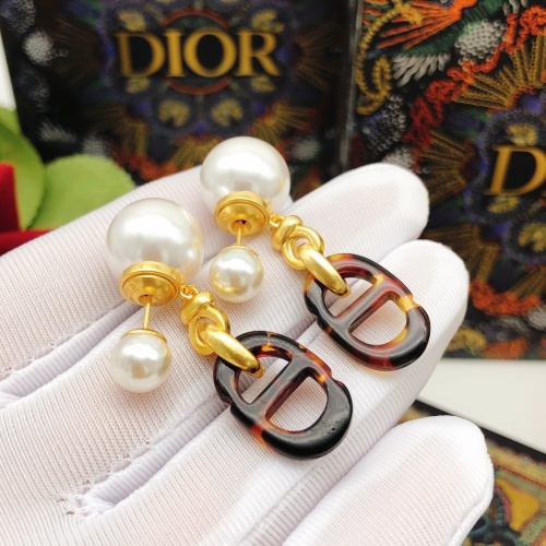 Replica Christian Dior Earrings For Women #1204996 $29.00 USD for Wholesale