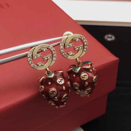 Replica Gucci Earrings For Women #1205019 $29.00 USD for Wholesale