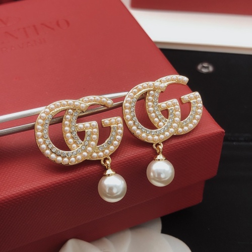 Replica Gucci Earrings For Women #1205020 $29.00 USD for Wholesale