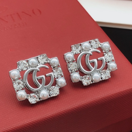 Replica Gucci Earrings For Women #1205021 $29.00 USD for Wholesale