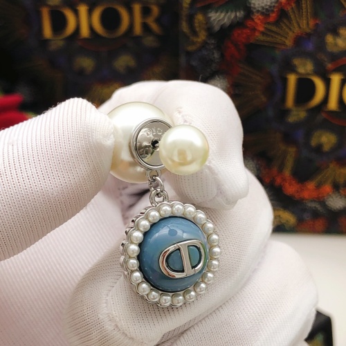 Replica Christian Dior Earrings For Women #1205043 $29.00 USD for Wholesale