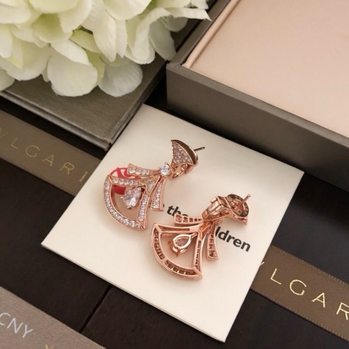 Replica Bvlgari Earrings For Women #1205046 $36.00 USD for Wholesale