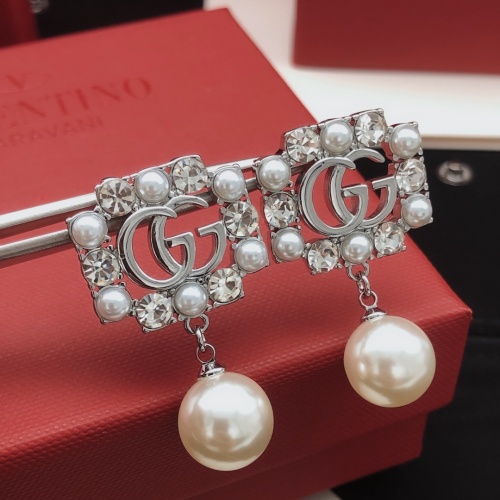 Replica Gucci Earrings For Women #1205084 $32.00 USD for Wholesale