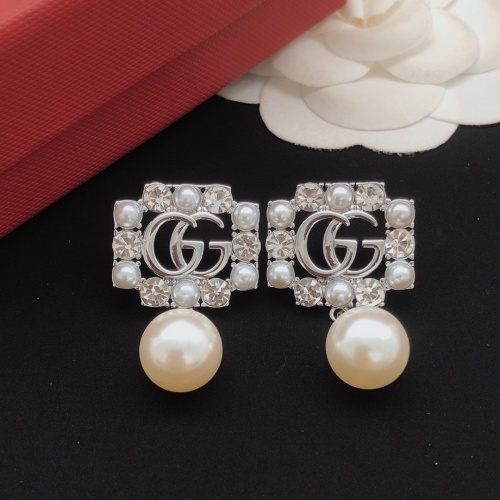 Replica Gucci Earrings For Women #1205084 $32.00 USD for Wholesale