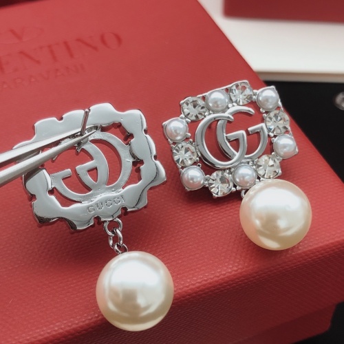 Replica Gucci Earrings For Women #1205084 $32.00 USD for Wholesale