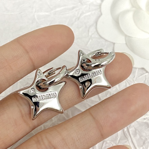 Replica MIU MIU Earrings For Women #1205091 $32.00 USD for Wholesale