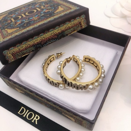 Replica Christian Dior Earrings For Women #1205096 $27.00 USD for Wholesale