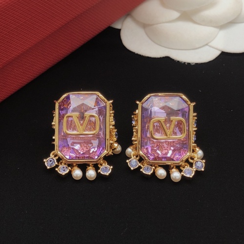 Replica Valentino Earrings For Women #1205117 $36.00 USD for Wholesale