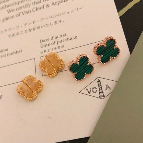 Replica Van Cleef & Arpels Earrings For Women #1205156 $27.00 USD for Wholesale