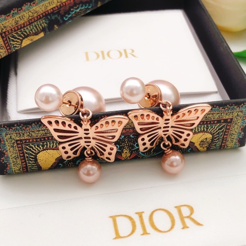 Replica Christian Dior Earrings For Women #1205180 $29.00 USD for Wholesale