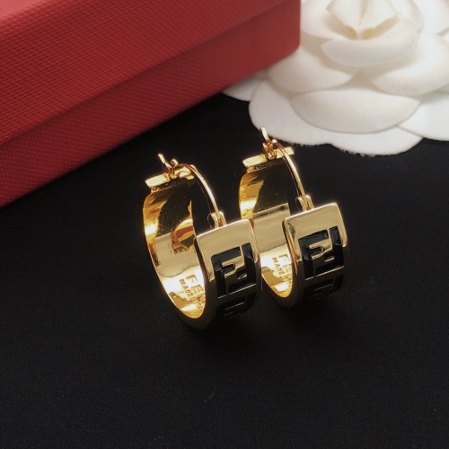 Replica Fendi Earrings For Women #1205189 $32.00 USD for Wholesale